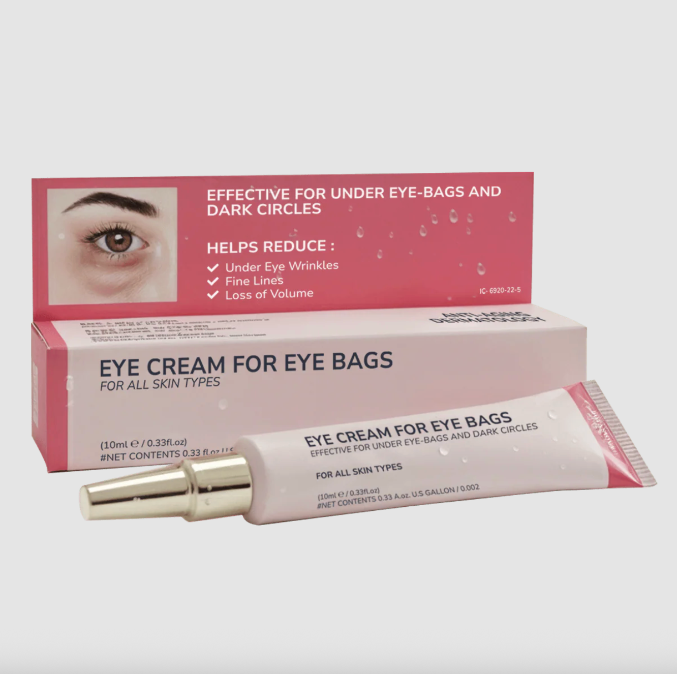 RestedEyes® 2-in-1 Red Light Therapy + Eye Bag Cream